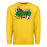 Lemon little sister biggest fan soccer Premium Sweatshirt - Zillion Design Studio