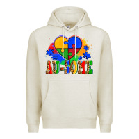 Oatmeal Heather autism au some tribe Premium Hoodie - AdoDesignShop