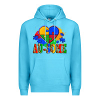 Ocean Blue autism au some tribe Premium Hoodie - AdoDesignShop