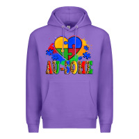 Purple autism au some tribe Premium Hoodie - AdoDesignShop