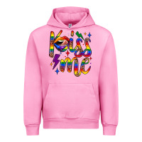 Fuchsia Pink kiss me Urban Hoodie - JahusDesignShop