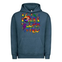 Pigment Midnight Navy kiss me Urban Hoodie - JahusDesignShop