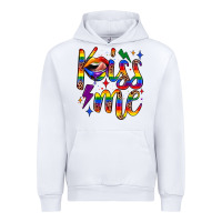 White kiss me Urban Hoodie - JahusDesignShop