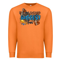 Carrot little sister biggest fan football Premium Sweatshirt - Zillion Design Studio
