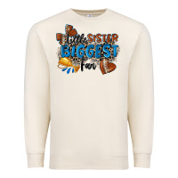 Sandshell little sister biggest fan football Premium Sweatshirt - Zillion Design Studio