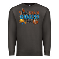 Smoke little sister biggest fan football Premium Sweatshirt - Zillion Design Studio