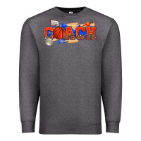 Charcoal Heather basketball coach Premium Sweatshirt - texasbilliewilder