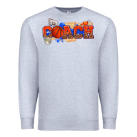 Heather Grey basketball coach Premium Sweatshirt - texasbilliewilder