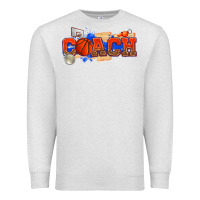 Oatmeal Heather basketball coach Premium Sweatshirt - texasbilliewilder