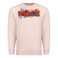 Pale Pink basketball coach Premium Sweatshirt - texasbilliewilder