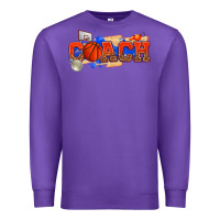 Purple basketball coach Premium Sweatshirt - texasbilliewilder