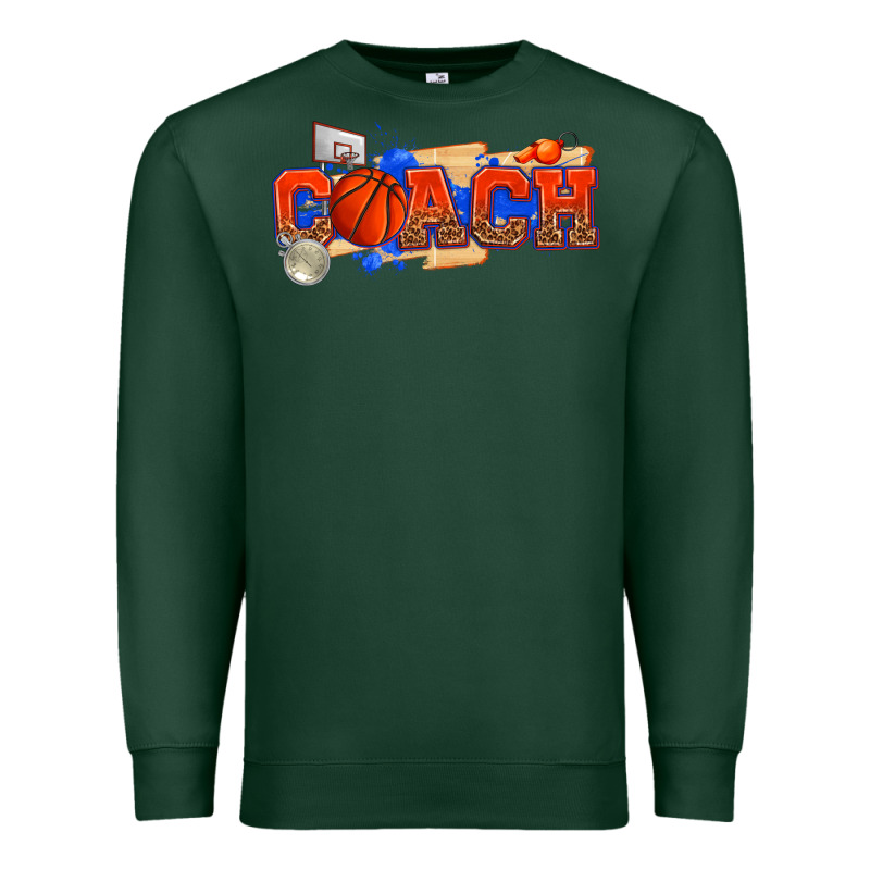 Basketball Coach Premium Sweatshirt by texasbilliewilder | Teevron