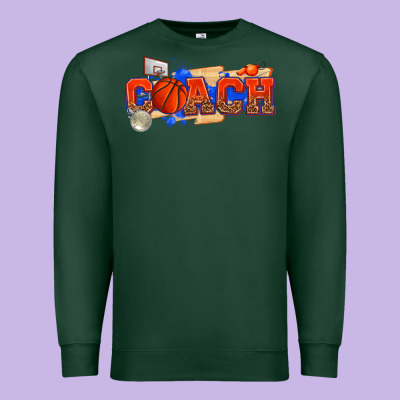 Premium Sweatshirt basketball coach