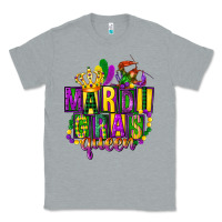Heather Grey mardi gras queen Classic Tee - FaDigitalArtStudio