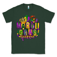 Sports Green mardi gras queen Classic Tee - FaDigitalArtStudio