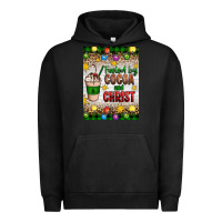 Pigment Black christmas fueled by cocoa and christ Urban Hoodie - Artiststas