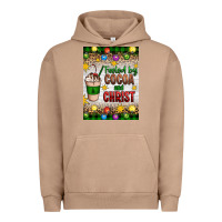 Pigment Burro christmas fueled by cocoa and christ Urban Hoodie - Artiststas