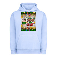 Pigment Grape Ice christmas fueled by cocoa and christ Urban Hoodie - Artiststas