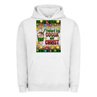 Pigment Lunar Rock christmas fueled by cocoa and christ Urban Hoodie - Artiststas