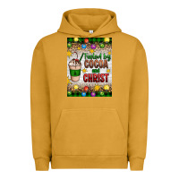 Pigment Peanut Butter christmas fueled by cocoa and christ Urban Hoodie - Artiststas