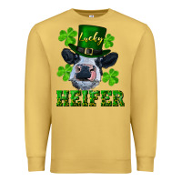 Antique Gold Lucky heifer Premium Sweatshirt - RanaPortraitStore