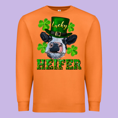 Premium Sweatshirt Lucky heifer