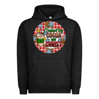 Pigment Black christmas fueled by cocoa and christ ornament Urban Hoodie - Artiststas
