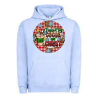 Pigment Grape Ice christmas fueled by cocoa and christ ornament Urban Hoodie - Artiststas