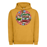 Pigment Peanut Butter christmas fueled by cocoa and christ ornament Urban Hoodie - Artiststas