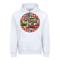 White christmas fueled by cocoa and christ ornament Urban Hoodie - Artiststas