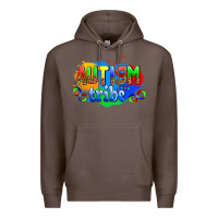 Coffee autısm tribe Premium Hoodie - AdoDesignShop