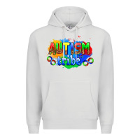 Dove Grey autısm tribe Premium Hoodie - AdoDesignShop