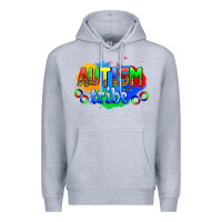 Heather Grey autısm tribe Premium Hoodie - AdoDesignShop
