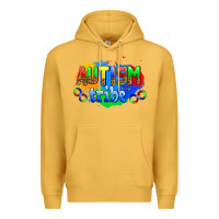 Mustard autısm tribe Premium Hoodie - AdoDesignShop