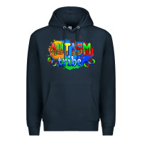 Navy autısm tribe Premium Hoodie - AdoDesignShop