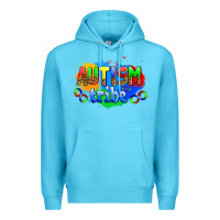 Ocean Blue autısm tribe Premium Hoodie - AdoDesignShop