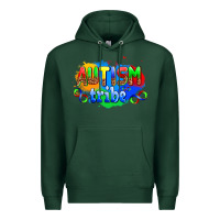 Sports Green autısm tribe Premium Hoodie - AdoDesignShop