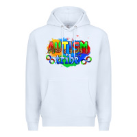 White autısm tribe Premium Hoodie - AdoDesignShop