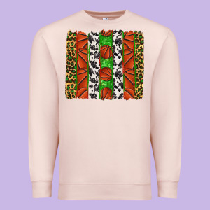 Basketball Brush Strokes Premium Sweatshirt Designed By Texasbilliewilder