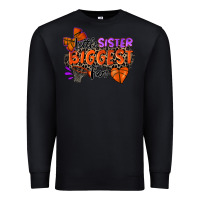 Black little sister biggest fan basketball Premium Sweatshirt - Zillion Design Studio