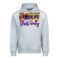 Heather Grey born this way Urban Hoodie - JahusDesignShop