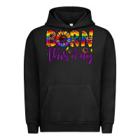 Pigment Black born this way Urban Hoodie - JahusDesignShop