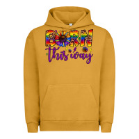 Pigment Peanut Butter born this way Urban Hoodie - JahusDesignShop