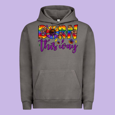 Born This Way Urban Hoodie Designed By Jahusdesignshop
