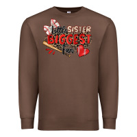 Chestnut little sister biggest fan baseball Premium Sweatshirt - Zillion Design Studio