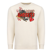 Sandshell little sister biggest fan baseball Premium Sweatshirt - Zillion Design Studio