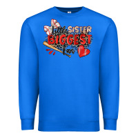 True Royal little sister biggest fan baseball Premium Sweatshirt - Zillion Design Studio