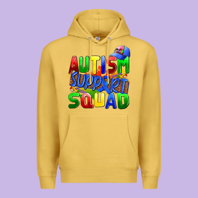 Autısm Support Squad Premium Hoodie Designed By Adodesignshop