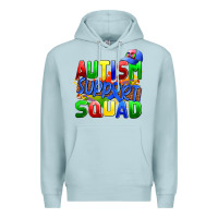 Blue Mist autısm support squad Premium Hoodie - AdoDesignShop