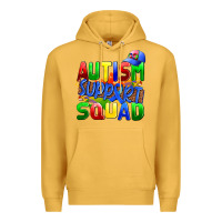 Mustard autısm support squad Premium Hoodie - AdoDesignShop